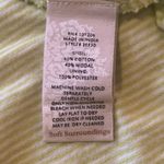 Soft Surroundings  dress Small Petite Lime Green White Stripe Tiered Skirt summer Photo 3