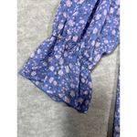 Free People Women’s Shirt Sz M Floral Embroidered Semi Sheet Cottage Boho Floral Photo 3