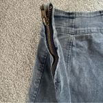 Pink Lily MY TIME TO SHINE MEDIUM WASH SIDE SLIT DENIM SKIRT Medium NWOT Photo 4