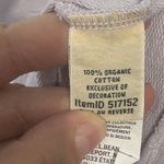 LL Bean Women's Organic Cotton Sweatshirt Quarter Zip Pullover Light Purple 2X Photo 3