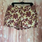 a.n.a  Womens Rose Floral 3 1/2" Mid Rise Chino Shorts Photo 1
