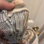 Ban Jara Ban‎ Jara Anthropologie Linen Blend Wide Leg Striped Pants Split Beach Medium Photo 6