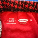 Old Navy EUC Red and Black Herringbone Pull-On Leggings Photo 2