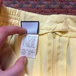 NWT VTG KAELIN PASTEL YELLOW PREP SCHOOL PLEATED MINI SKIRT Size M Photo 2