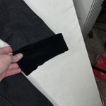 Donnybrook Coat Womens Large Wool Blend Hooded Velvet Trim Button Front Long Gray Photo 4