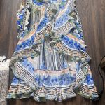 Camilla  Salvador Secrets Long Wrap Dress w/ Frill Photo 2