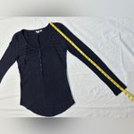 Roxy Long Sleeve Henley Tee - Black - S Photo 7