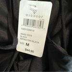 Windsor  women's black wide leg romper size medium with spaghetti straps, nwt Photo 4