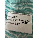 ISLE By Melis Kozan Blue White Sweater Top Asymmetrical Design Large Photo 5