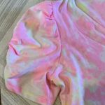 Generation Love  Neon Pink & Yellow Tie-Dye V-Neck Puffy Top - Size S Photo 3