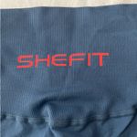 Shefit Slate Gray Ombre Cropped Fit High Rise Crosswaist Athletic Leggings Size 16 Photo 3