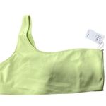 Good American  Scuba Hot Shoulder Swim Top Key Lime X-7 US Size 4XL Photo 0