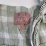 Show Me Your Mumu  Dress Womens Size Small Mini Green Gingham Flowy Neutral Photo 2