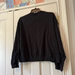 Nike Black Cropped Women’s Crewneck Embroidered Sweatshirt Size XL Photo 2