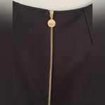 Ellen Tracy Black Cocktail Sheath Dress Holiday Evening Knee Length V Neck Sz 10 Photo 5