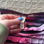 Tiara International Tiara Womens Small S Pink Purple Ruffle Blouse Top T Shirt Tee Y2K 90s Photo 5