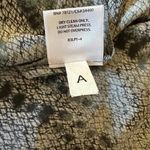 Eileen Fisher Gray Black Print Reptile Snake Tank Shell 100% Silk Extra Small Photo 5