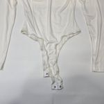 superdown Edith High Neck Bodysuit in White Photo 8