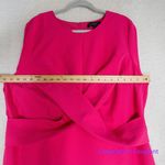Eloquii New! long sleeve cross front dark pink sheath dress, 20 Photo 7