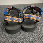 Teva  Sandal Size 9 Adjustable Strap Blue Orange Waterproof Hiking Outdoor Comfy Photo 2