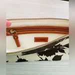 J.Crew  brown floral linen blend clutch Photo 1