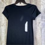 Isabel Maternity Size CS Black Crewneck Short Sleeve T-Shirt Photo 2