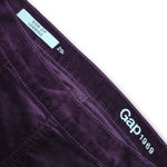 Gap Pants Size 29r W30" x L28"  1969 Side Zip Legging Pants Skinny Leg Velvet Pants Photo 5