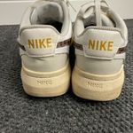 Nike Court Vision Alta Low-Top Sneakers White/Brown/Leopard DO2791-100 Womens 8 Photo 2