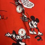 Lounge Fly  Disney Diner Dress Stitch Shoppe Mickey Minnie Comic Strip Red Pockets Photo 3