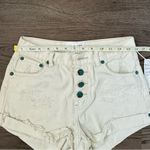 One Teaspoon Hawks High Rise Twisted Cuff Hem Distressed Shorts - Size 26 - NWT Photo 9