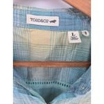 Toad & Co  Plaid Long Sleeve Button Up Shirt Women's Size Large Photo 3