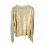 J Crew Womens Yellow Beach Button Up Cardigan Sweater Marled Knit Size 3X Preppy Photo 2