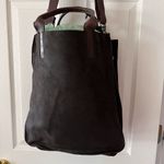Gianni Chiarini Italian Leather Tote Crossbody Bag Women's‎ Leather Straps Brown Photo 2