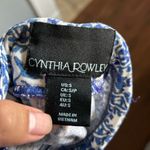 Cynthia Rowley  Blue and White Long Wrap Skirt | Size: S Photo 2