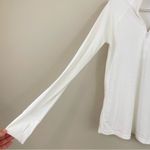Addison Bay  White‎ 1/4 Zip Long Sleeves Lightweight Pullover Size Small Photo 2