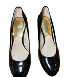 Michael Kors ‎ Black Patent Leather Pointed Toe Heels Pumps Classic Women's 8.5 Photo 2