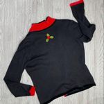 Vintage Bobby bell embroidered cardinal bird holly Christmas sweater med Red Photo 6