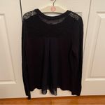 Abercrombie & Fitch Navy Sheer Back Sweater Photo 2