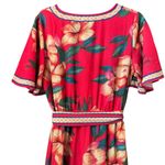 Flying Tomato maxi wrap dress L flutter sleeve maximalist vacation resort cruise Photo 2