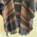 American Eagle Striped Poncho Photo 2