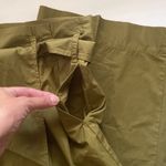 J.Crew NWT olive green high-waist cotton paper bag tie cropped pants, size 12 Photo 3
