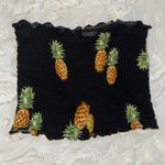 Victoria and Sophia Black Smocked Tube Top Photo 1