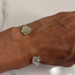 Kendra Scott Gold Bracelet with Gray Stones Photo 2