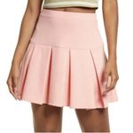 BP . Pleated Tennis Mini Skirt XSMALL Pink Pudding Photo 1