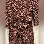 Soul Cake Tie front waist Dress w/kimono sleeves Sz XL Cheetah Print Rust color Photo 1