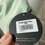 White Fox Boutique  Runway Feature Crop in MINT Photo 2