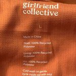 Girlfriend Collective  Lollipop Wild Ginger Puffer Jacket Size Large NWT Photo 1