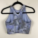 Athleta  Conscious Crop Tank Top Textured Tie Dye Racer Back Size Small Blue Photo 6