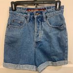 Vintage Ary Cooper High Rise Button Fly Junior Sz 5 Denim Shorts. 1857 Blue Photo 0