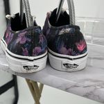 Vans Authentic Warped Floral Black Pink Low Top Sneakers Lace Up Skate Casual Photo 2